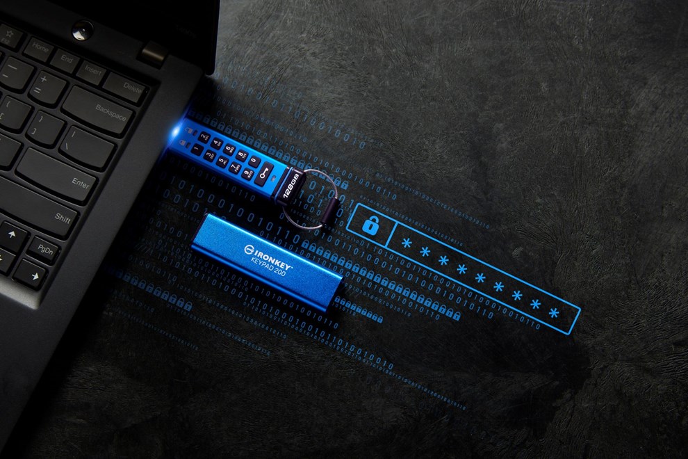 Kingston IronKey Keypad 200 hardwareencrypted USB flash drive